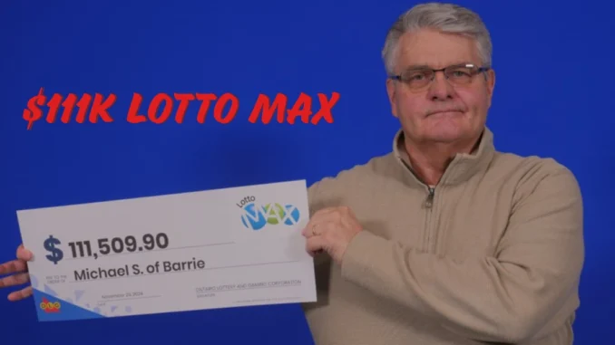 Local Man Delighted After Winning $111K Lotto Max Jackpot Local Man Delighted After Winning $111K Lotto Max Jackpot