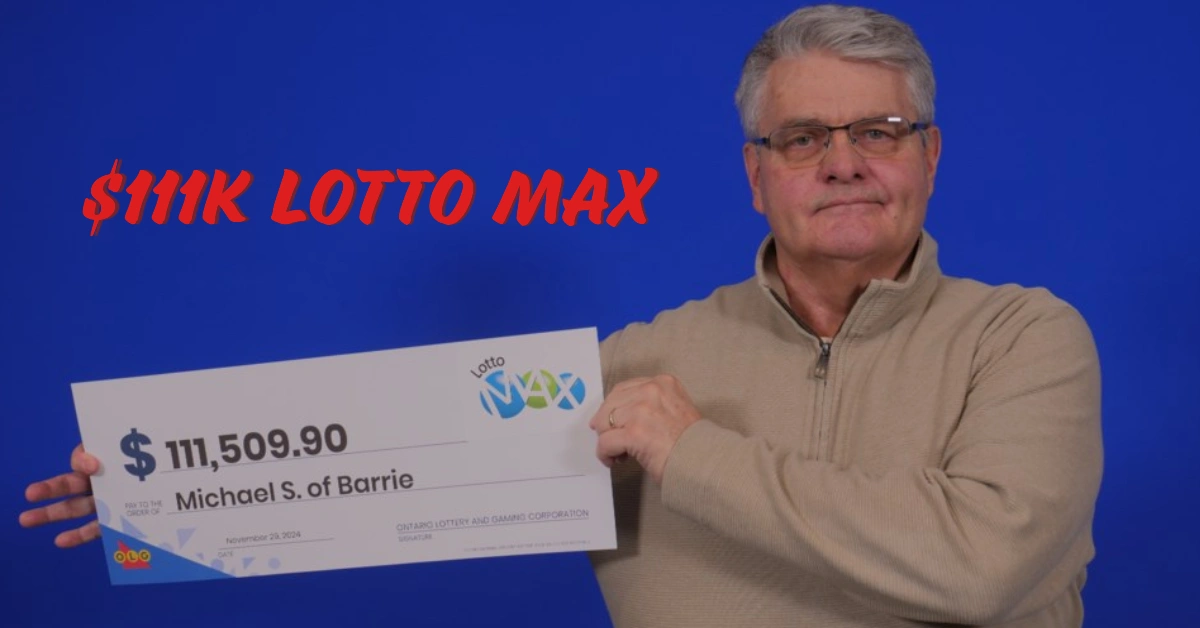 Local Man Delighted After Winning $111K Lotto Max Jackpot