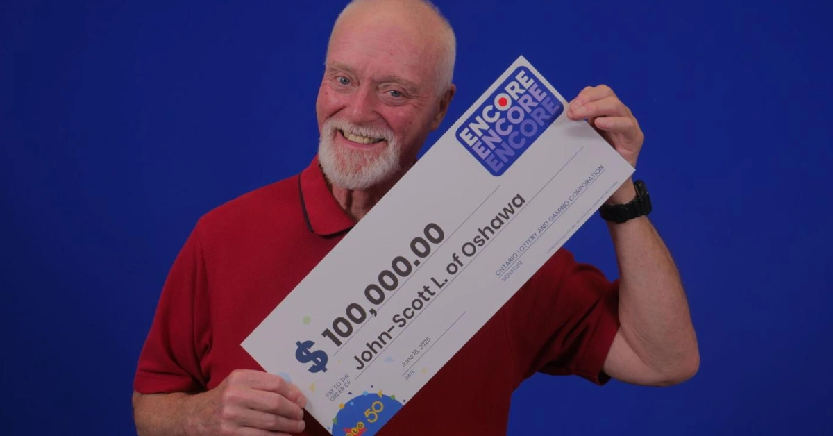 Oshawa Man Strikes It Rich Wins $100,000 in Lotto Max Jackpot