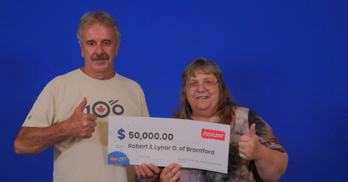 Retired Canadian Couple Scores Second Lottery Win in Under Three Years